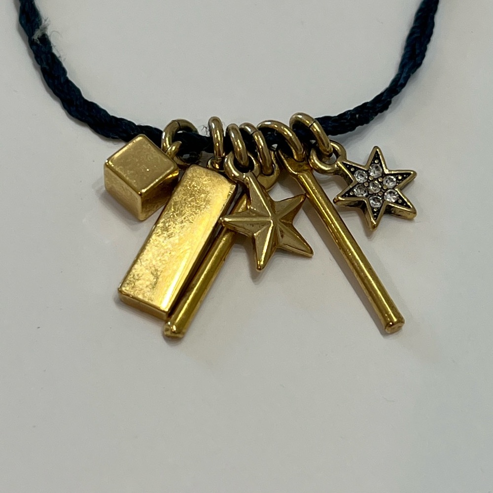J Crew charms adjustable necklace